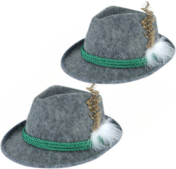 Oktoberfest Tiroler hoedjes 2 stuks
