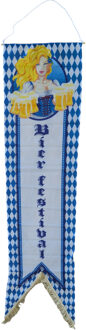 Oktoberfest vlag - banner - 180 cm - Bierfeest wimpel - Beieren versiering - Bayern