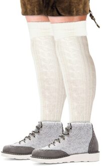 Oktoberfest - witte tiroler kostuum kousen - Lederhose sokken voor heren