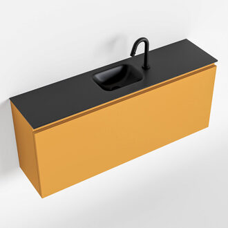 OLAN 120cm toiletmeubel ocher. LEX wastafel urban midden 1 kraangat