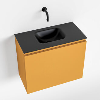 OLAN 60cm toiletmeubel ocher. LEX wastafel urban midden geen kraangat