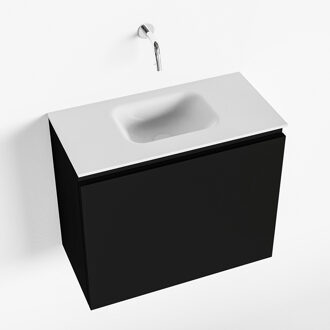 OLAN 60cm toiletmeubel urban. LEX wastafel talc midden geen kraangat