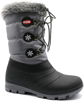 Olang Snowboots Unisex - zwart/antraciet Maat 27-28