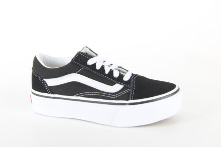Old Skool Platform Sneakers Kinderen - Black/True White