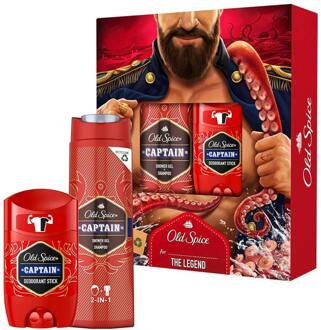 Old Spice Geschenkset Old Spice Captain Gift Set 50 ml + 250 ml