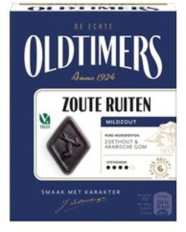 Oldtimers Oldtimers - Hindlooper Ruitjesdrop 185 Gram 6 Stuks