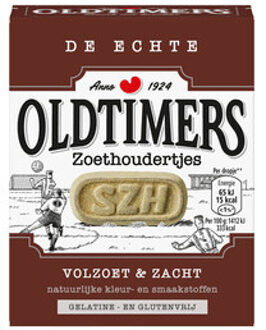 Oldtimers Oldtimers - Zouthoudertjes 185 Gram 6 Stuks