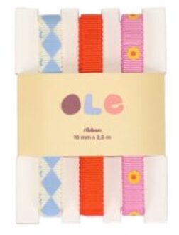 Ole cadeaulinten diamond - plain - flower