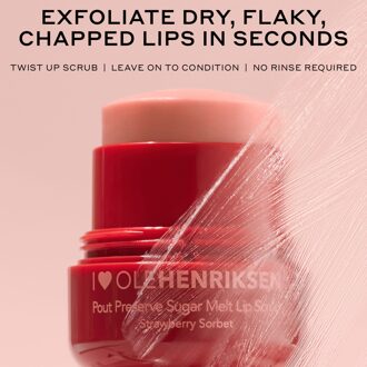 OLE HENRIKSEN Pout Preserve Sugar Melt Lip Scrub 8g - Strawberry Sorbet
