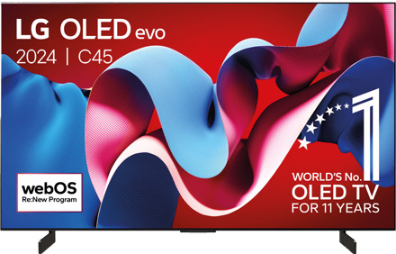 OLED42C45LA (2024) - 42 inch - OLED TV Zwart