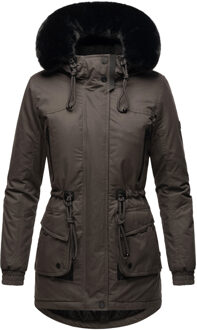 Olessa dames winterjas – warm, stijlvol & functioneel Grijs - M