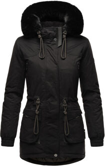 Olessa dames winterjas – warm, stijlvol & functioneel Zwart