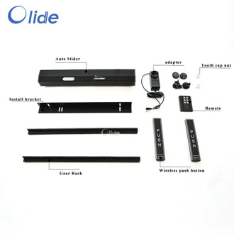 Olide Residential Automatic Sliding Door Operator,Black Automatic Patio Door Opener