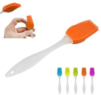 Olie Borstel Keuken Koken Barbecue Taart Boter Brood Borstel Sauzen Siliconen Olie Borstel Basting Fles Keuken Accessoires Gereedschap B 1stk kleur willekeurig