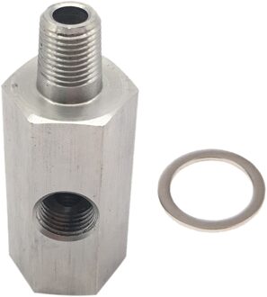 Olie Druk Sensor Tee Adapter M12 X 1.5 Tot 1/8 Npt Poort Turbo Supply Feed Lijn Gauge Met 1/8 Npt zijpoort Slang T