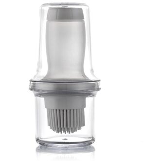 Olie Fles Borstel Hervulbare Te Gebruiken Saus Fles Borstel Bakken Borstel Met Deksel Boter Brood Pastry Brush Keuken Bbq tool grijs