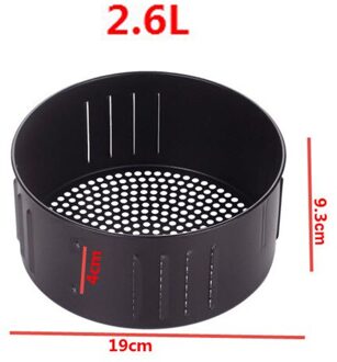 Olie Pan Air Friteuse Mand Accessoires Gietijzeren Slijtvaste Non-stick 2 6L