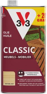 Olie Tuinmeubilair Transparant Mat 1l + 20%