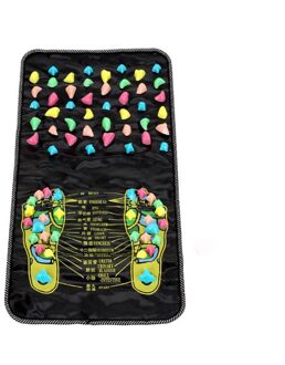 Olieco Draagbare Voetmassage Pad Reflexologie Lopen Steen Mat Voet Acupunt Massage Ontspanning Voet Gezondheidszorg 70X35cm