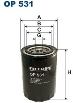 Oliefilter OP531