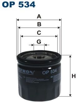 Oliefilter OP534