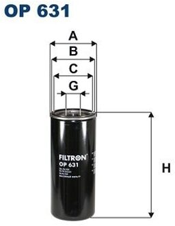Oliefilter OP631