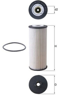 Oliefilter OX1236D