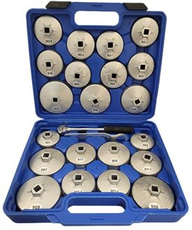 Oliefilterdoppen set 23 delig aluminium WT61923