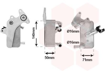 Oliekoeler, automatische transmissie 58013732