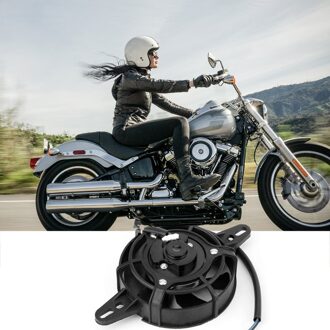 Oliekoeler Elektrische Radiator Koelventilator Motor Radiator Voor 150cc 200cc 250cc Chinese Atv Quad Go Kart Buggy Motorfiets