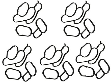 Oliekoeler Filter Behuizing Stand Afdichting Voor BM-W E46 E90 (11427508971 11427508970 Elk Item 5 Stuks, totaal 10 Pc)