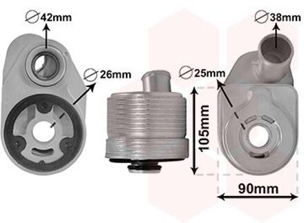Oliekoeler, motorolie 28003136