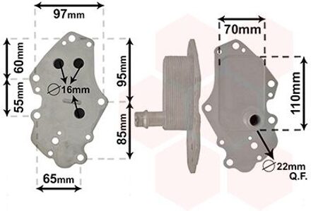 Oliekoeler, motorolie 37013703
