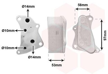 Oliekoeler, motorolie 37013731
