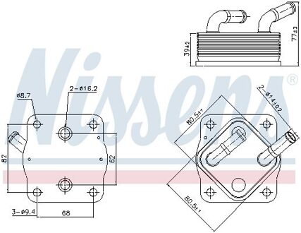 Oliekoeler, motorolie 91378