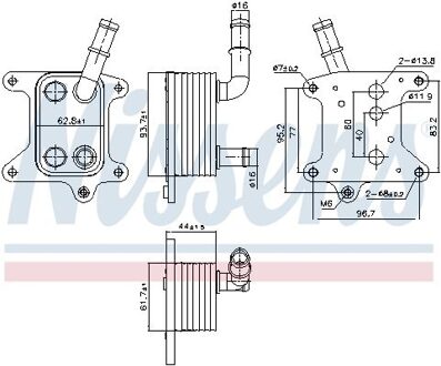 Oliekoeler, motorolie 91425
