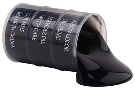 Olievat met zwart slijm 190 ml