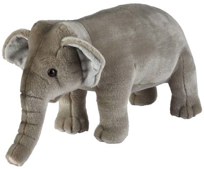 Olifanten speelgoed artikelen olifant knuffelbeest grijs 28 cm