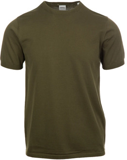 Olijfgroen Katoenen T-Shirt Aspesi , Green , Heren - 2Xl,S