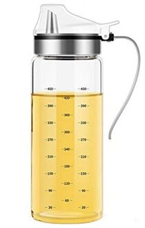 Olijfolie Dispenser Fles Olie En Azijn Dispenser Salade Dressing Cruet Glazen Fles, Loodvrij Glas Olie Dispenser
