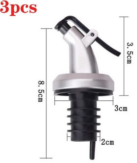 Olijfolie Spuit Azijn Flessen Kan Abs Lock Plug Seal Lekvrije Food Grade Plastic Nozzle Spuit Liquor dispenser Gereedschap 3stk