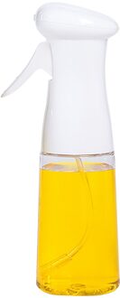 Olijfolie Spuit Dispenser Voor Bbq/Koken/Azijn Glazen Fles Met Lekvrije, spice Druppels Jar Kruiden Keuken Gereedschap wit