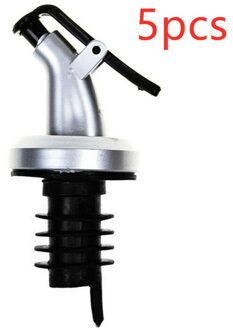 Olijfolie Spuit Likeurdispenser Flessenstop Lekvrije Wijn Stop Fles Cap Wijn Schenker Tuit Stopper Keuken Gereedschap 5stk