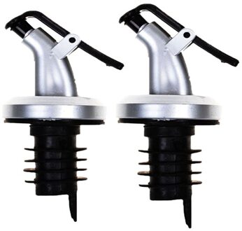 Olijfolie Spuit Liquor Dispenser Abs Lock Wijn Pourers Flip Top Drink Wijn Stopper Lekvrije Nozzle keuken Gereedschap 2stk