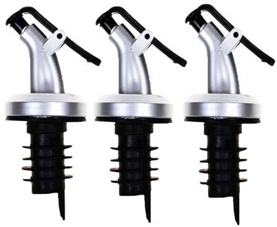 Olijfolie Spuit Liquor Dispenser Abs Lock Wijn Pourers Flip Top Drink Wijn Stopper Lekvrije Nozzle keuken Gereedschap 3stk
