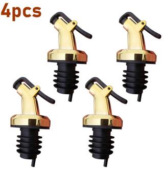 Olijfolie Spuit Liquor Dispenser Wijn Pourers Flip Top Stop Keuken Gereedschap Bar Accessoires Gouden Wijn Pourers Dropshiping 4stk
