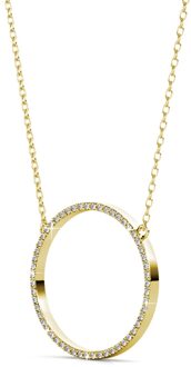 Olina hangers - Goud en kristal