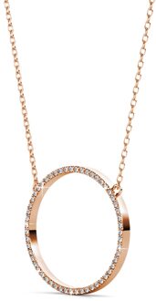 Olina hangers - Roségoud en kristal