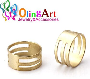 Olingart Open Jump Ring 5Mm/6Mm/7Mm/8Mm/10Mm Link Loop rose Goud Diy Sieraden Maken Connector JZH 2stk