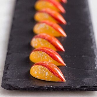 Olive shap PC Polycarbonate Chocolate Mold Water Lemon Lotus Shape Candy Fondant Mould Ice Cube Jelly Making Mold